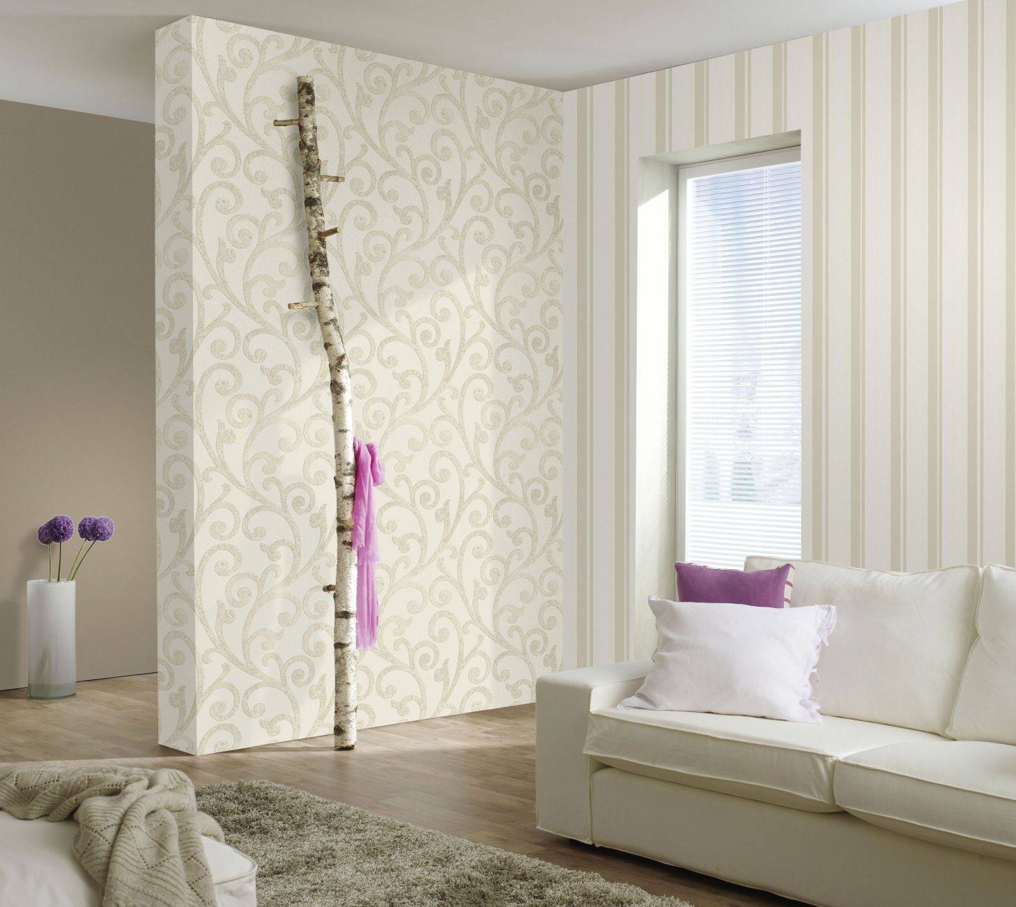 Обои marburg panels в интерьере Обои marburg panels в интерьере