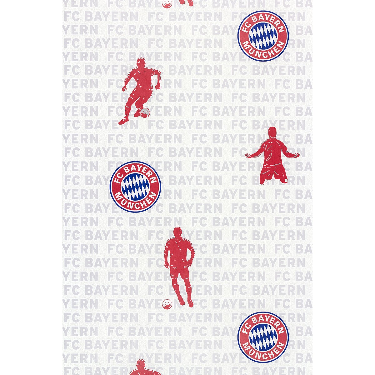 Fc Bayern Tapete FC BAYERN MUENCHEN Tapete Fussball rot weiss - Fc Bayern Tapete