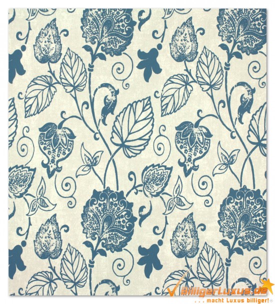 Non-woven wallpaper Scandinavian Vintage Marburg 51624 blue