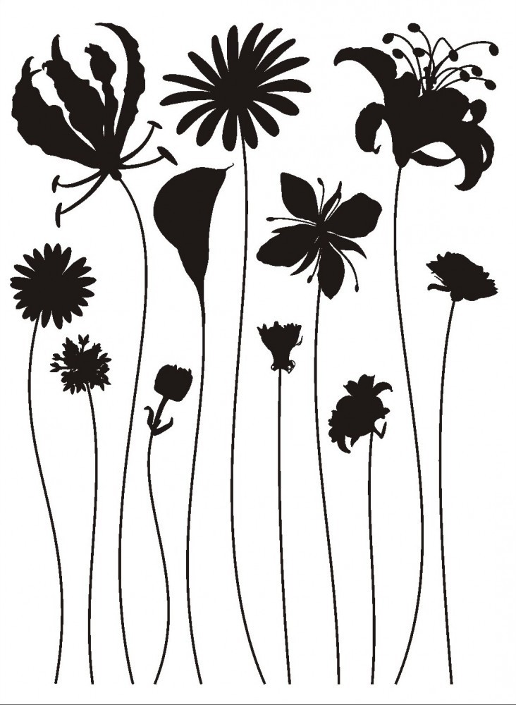 schwarz weiß tattoo vorlagen blumen
