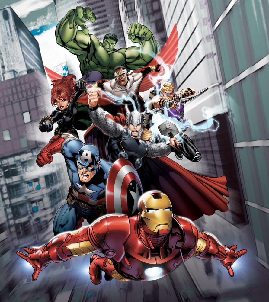 Marvel Avengers Wall Mural