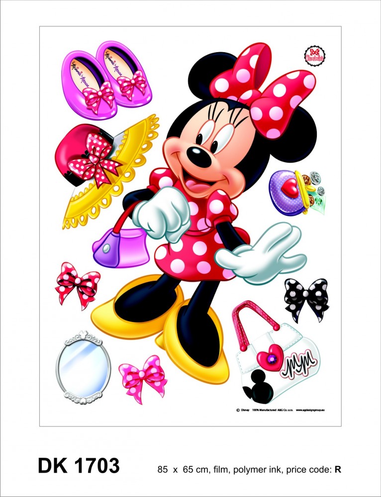 Wandtattoo Minnie Maus