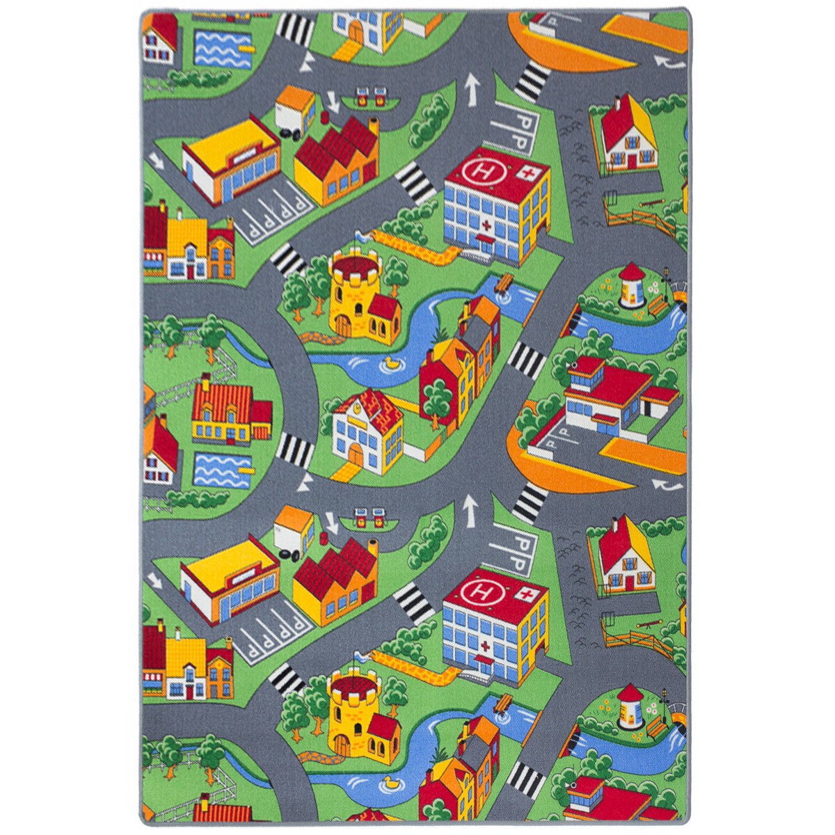 Teppich Kinderteppich Strassen Spielteppich Strassente_1