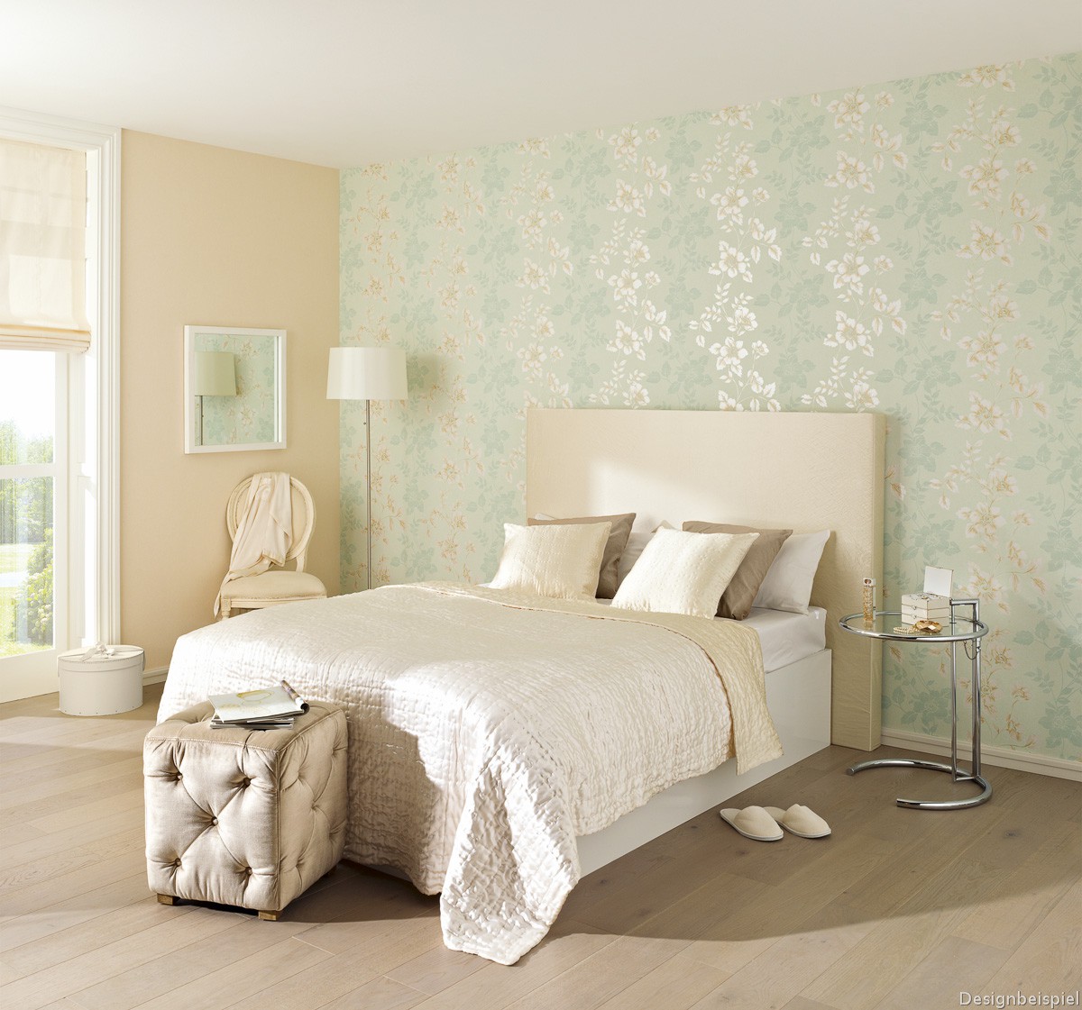 Schlafzimmer landhausstil tapeten: franzosischer landhausstil ...